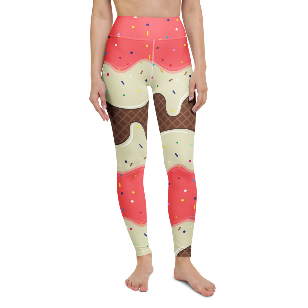 Ice Cream Yoga Leggings