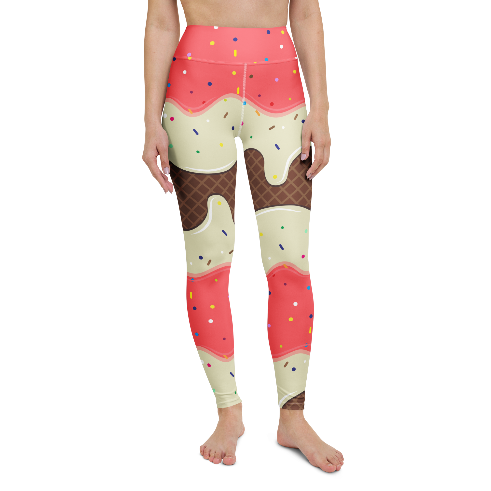 Ice Cream Yoga Leggings