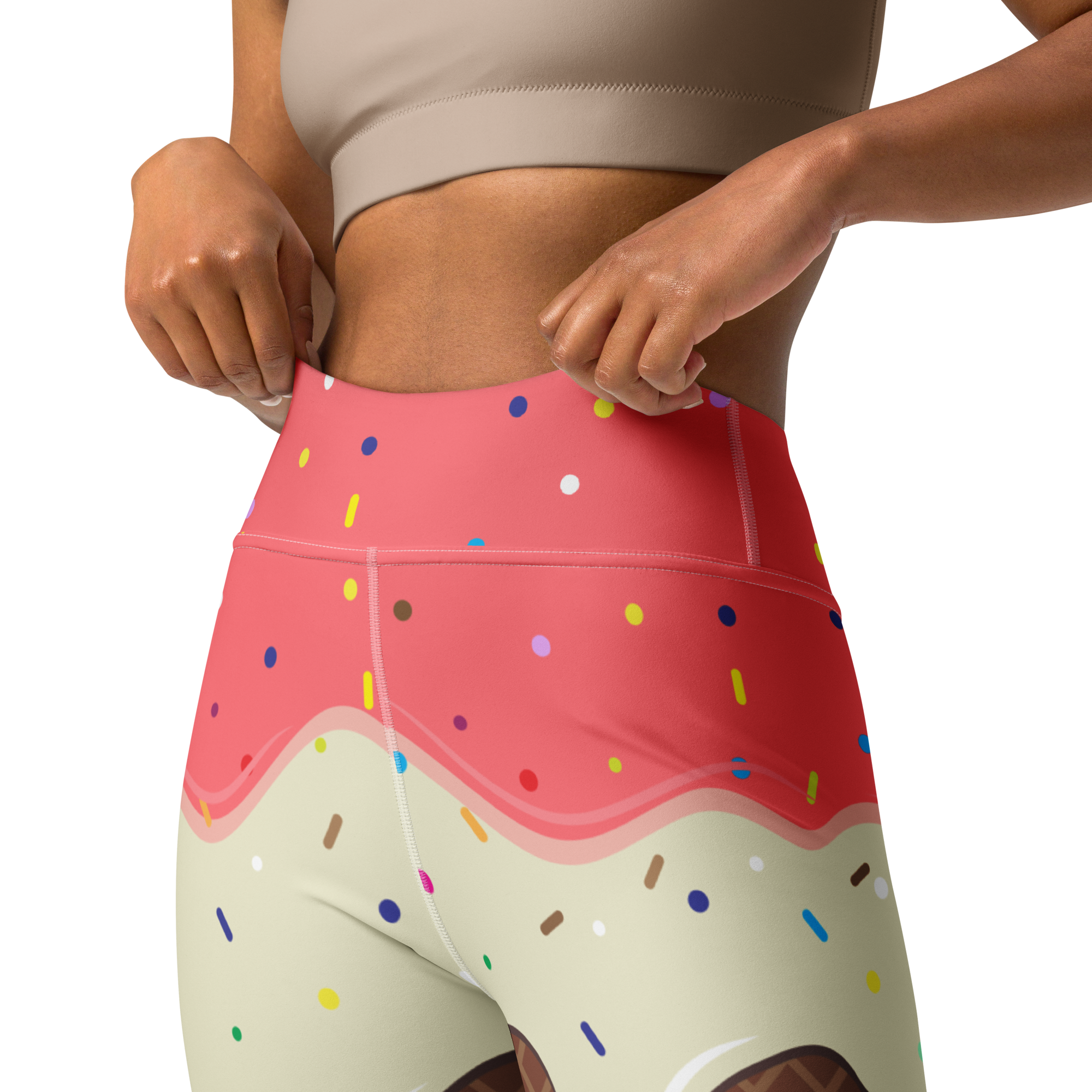 Ice Cream Yoga Leggings