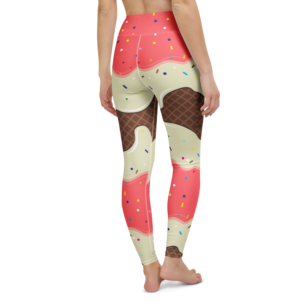 Ice Cream Yoga Leggings
