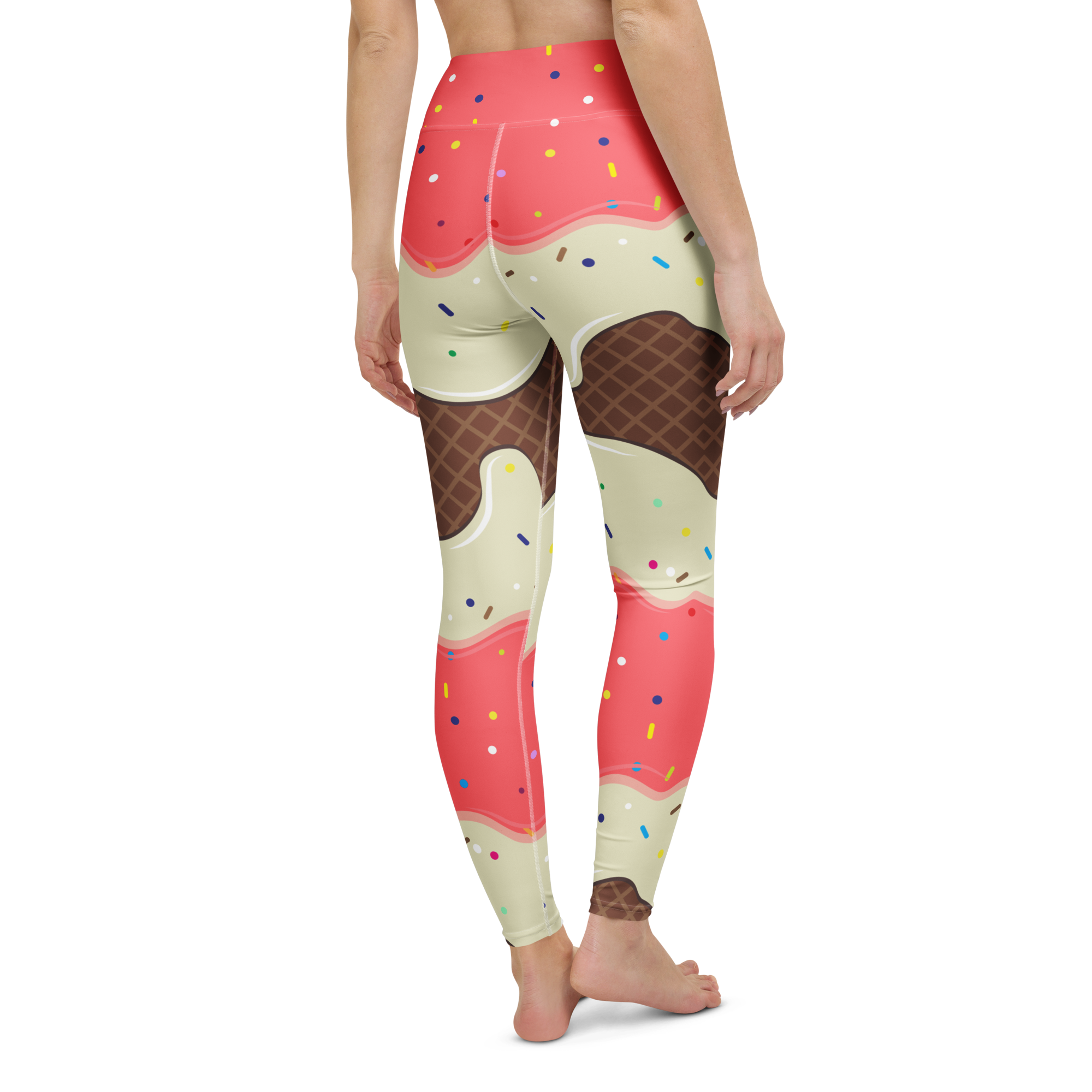 Ice Cream Yoga Leggings