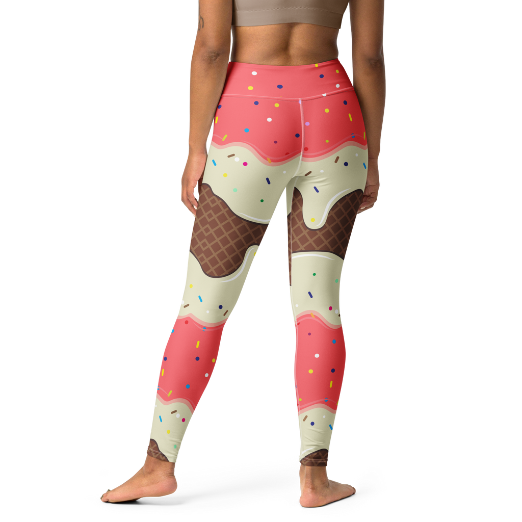 Ice Cream Yoga Leggings