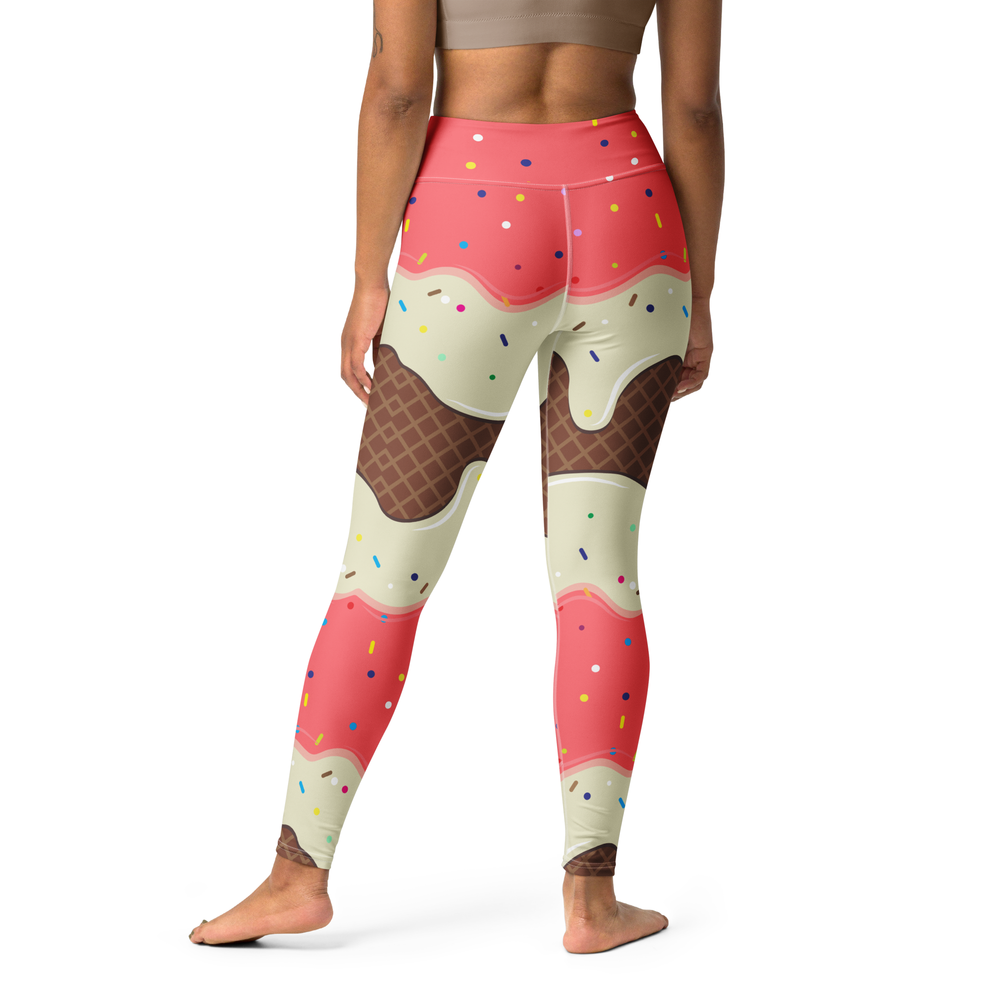 Ice Cream Yoga Leggings
