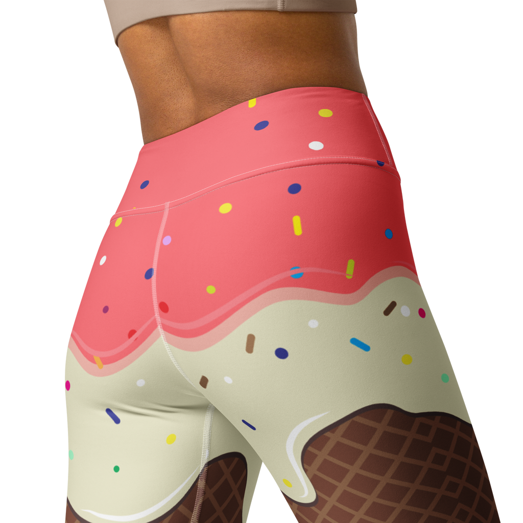 Ice Cream Yoga Leggings