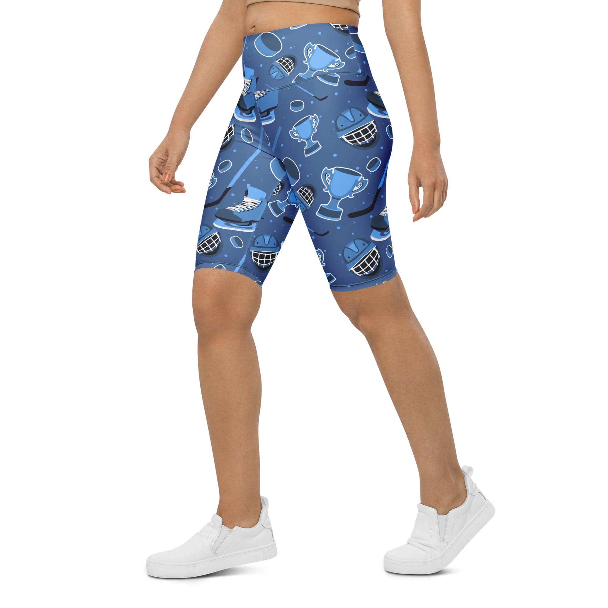 Ice Hockey Biker Shorts