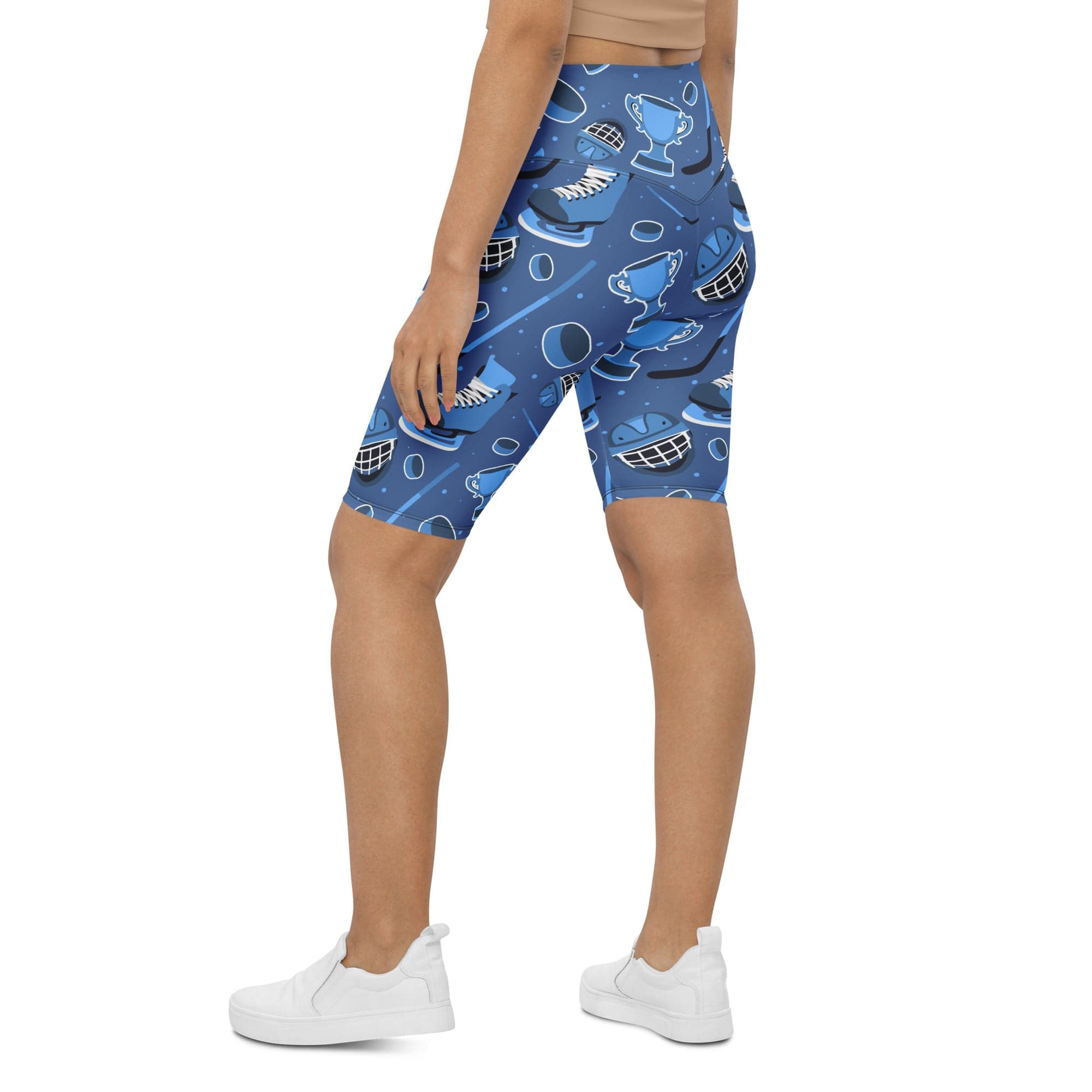 Ice Hockey Biker Shorts