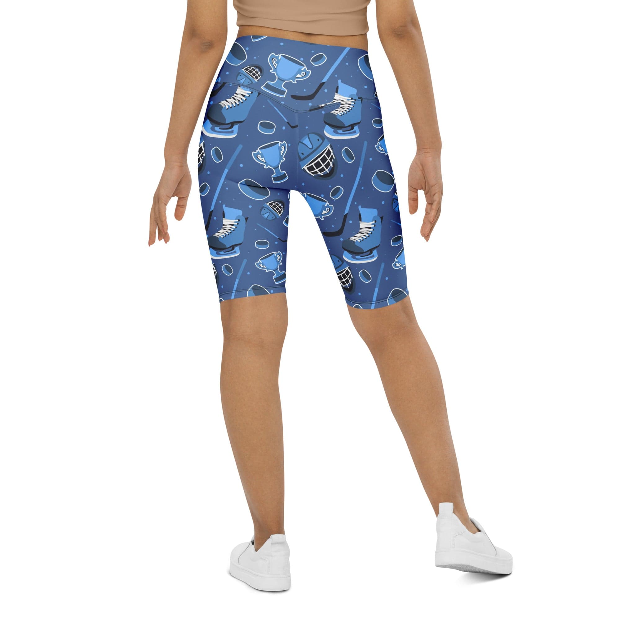 Ice Hockey Biker Shorts