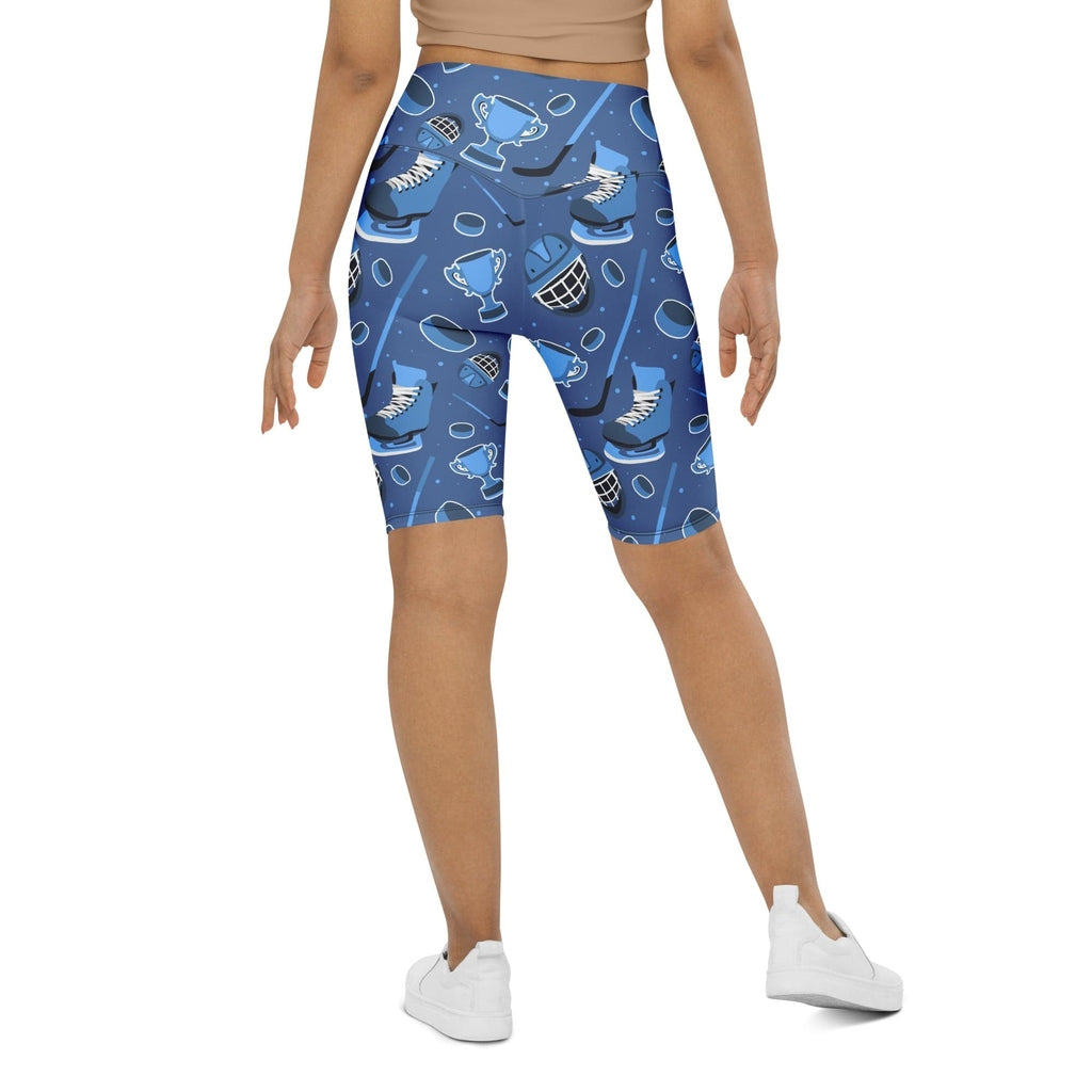 Ice Hockey Biker Shorts