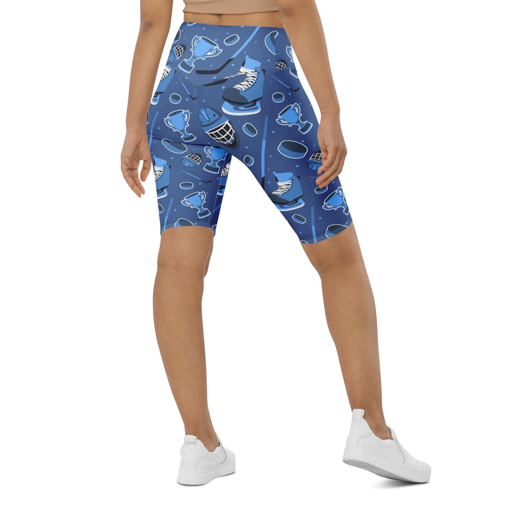 Ice Hockey Biker Shorts