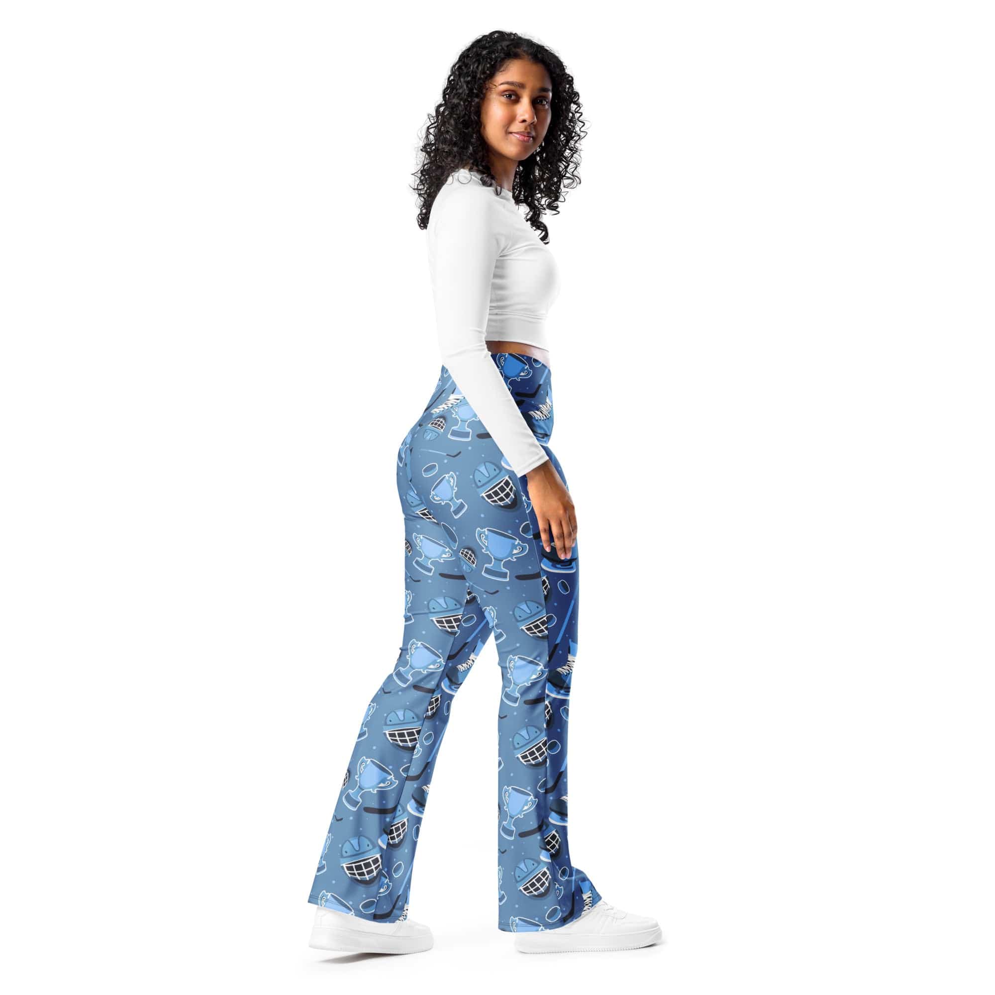 Ice Hockey Flare Leggings