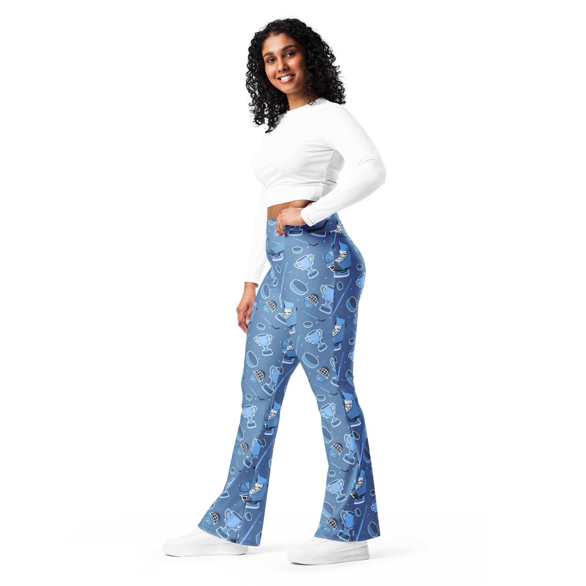 Ice Hockey Flare Leggings