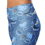 Ice Hockey Flare Leggings
