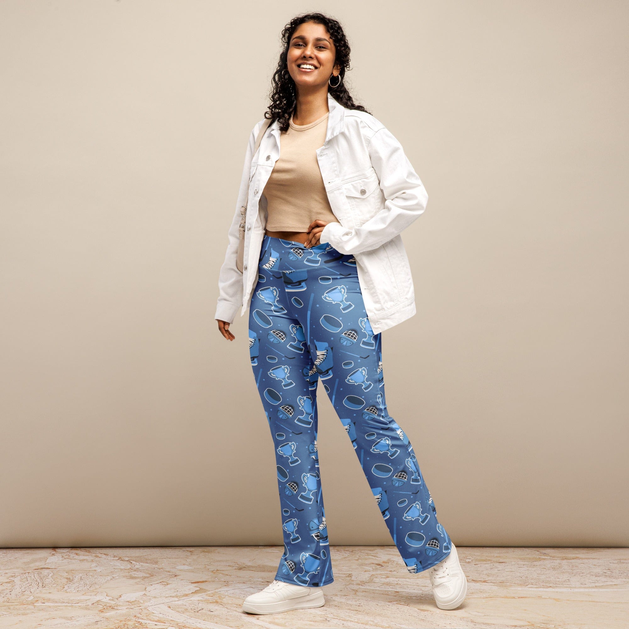 Ice Hockey Flare Leggings