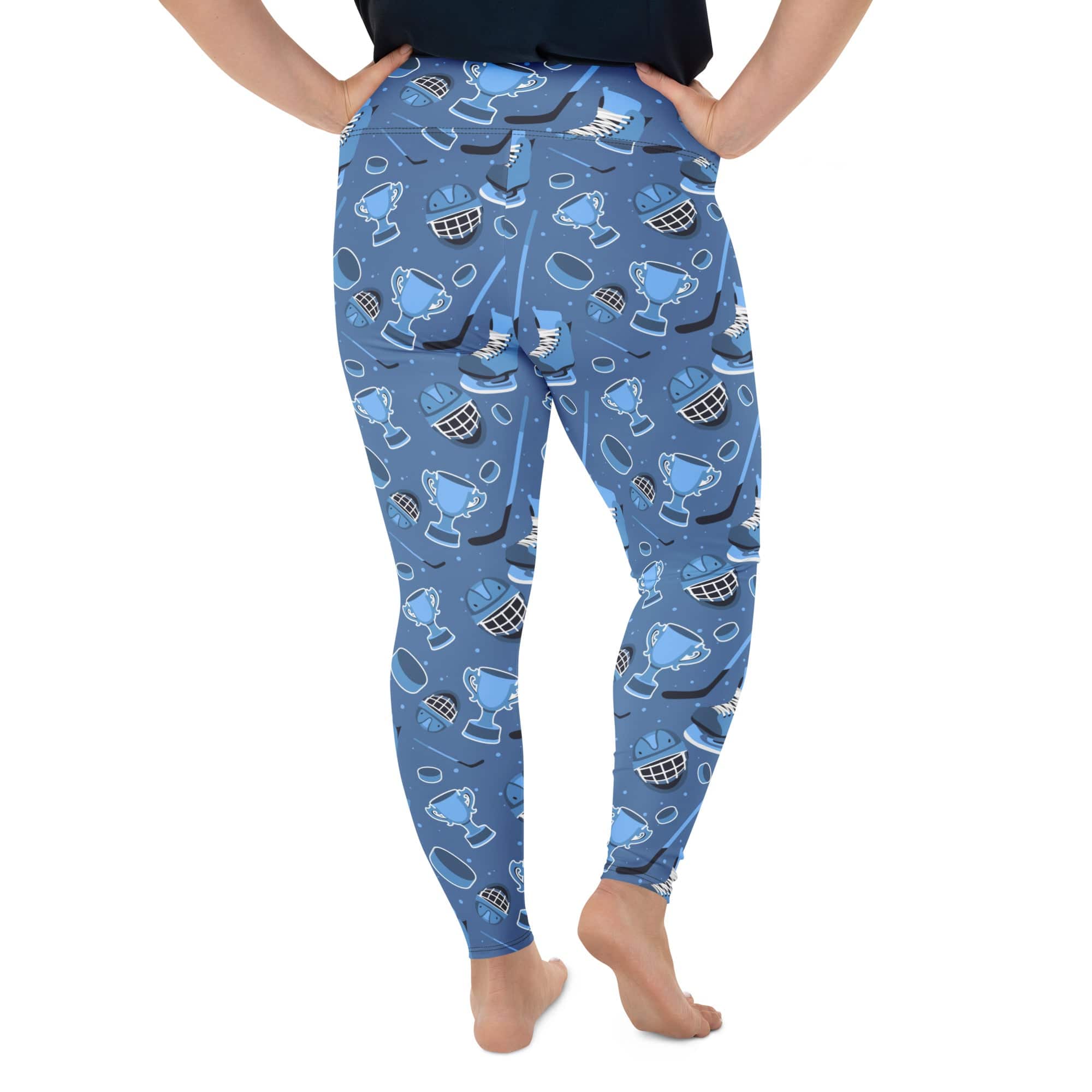 Ice Hockey Plus Size Leggings