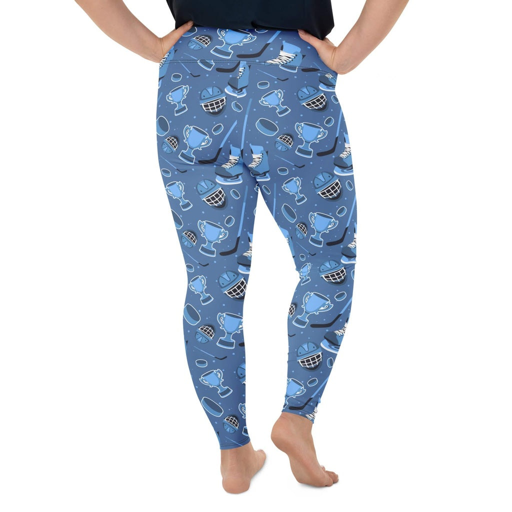 Ice Hockey Plus Size Leggings