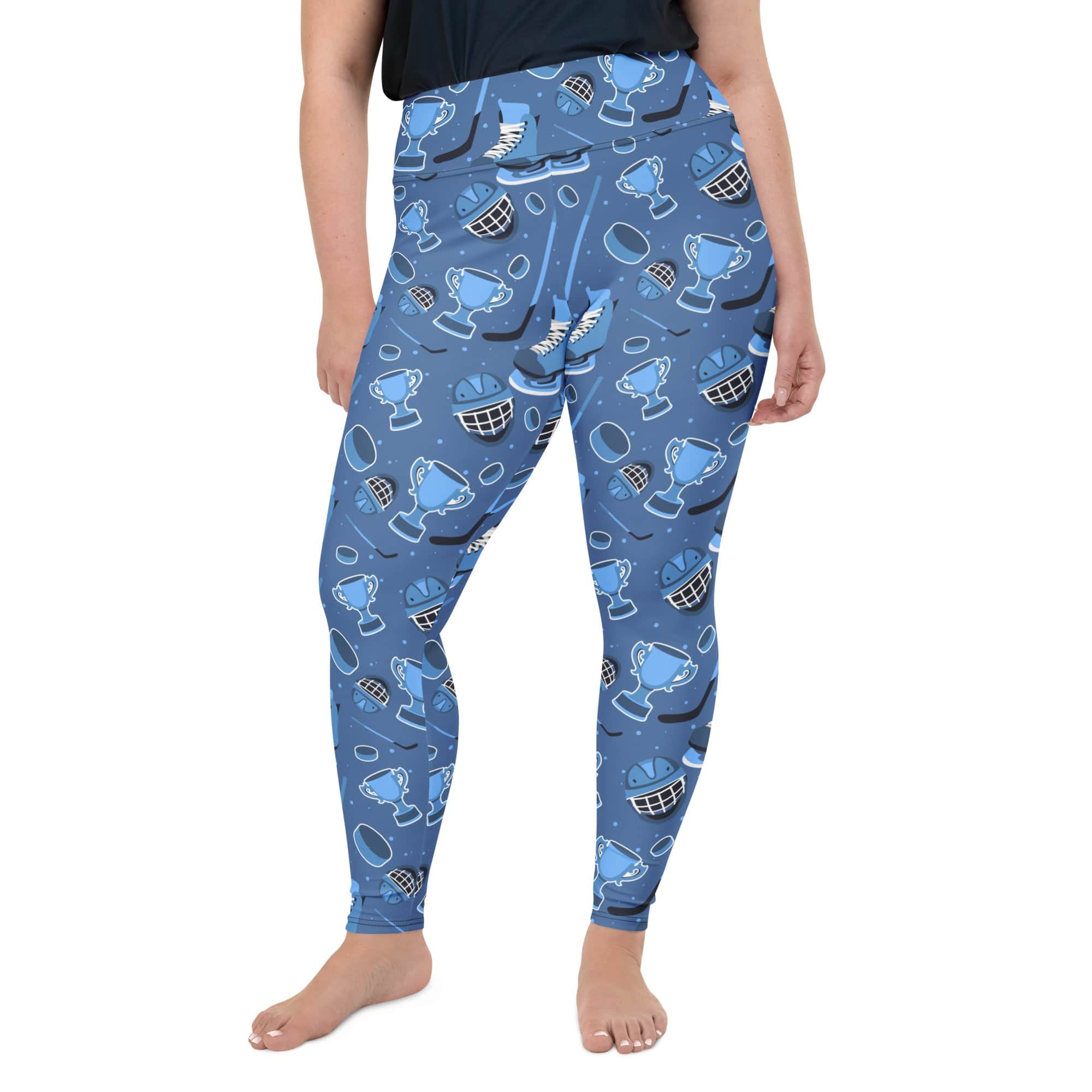 Ice Hockey Plus Size Leggings