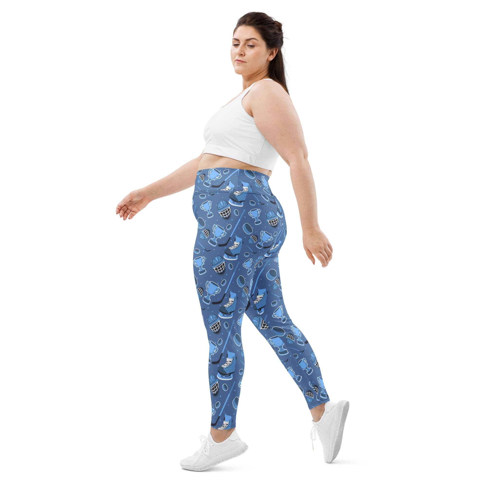 Ice Hockey Plus Size Leggings