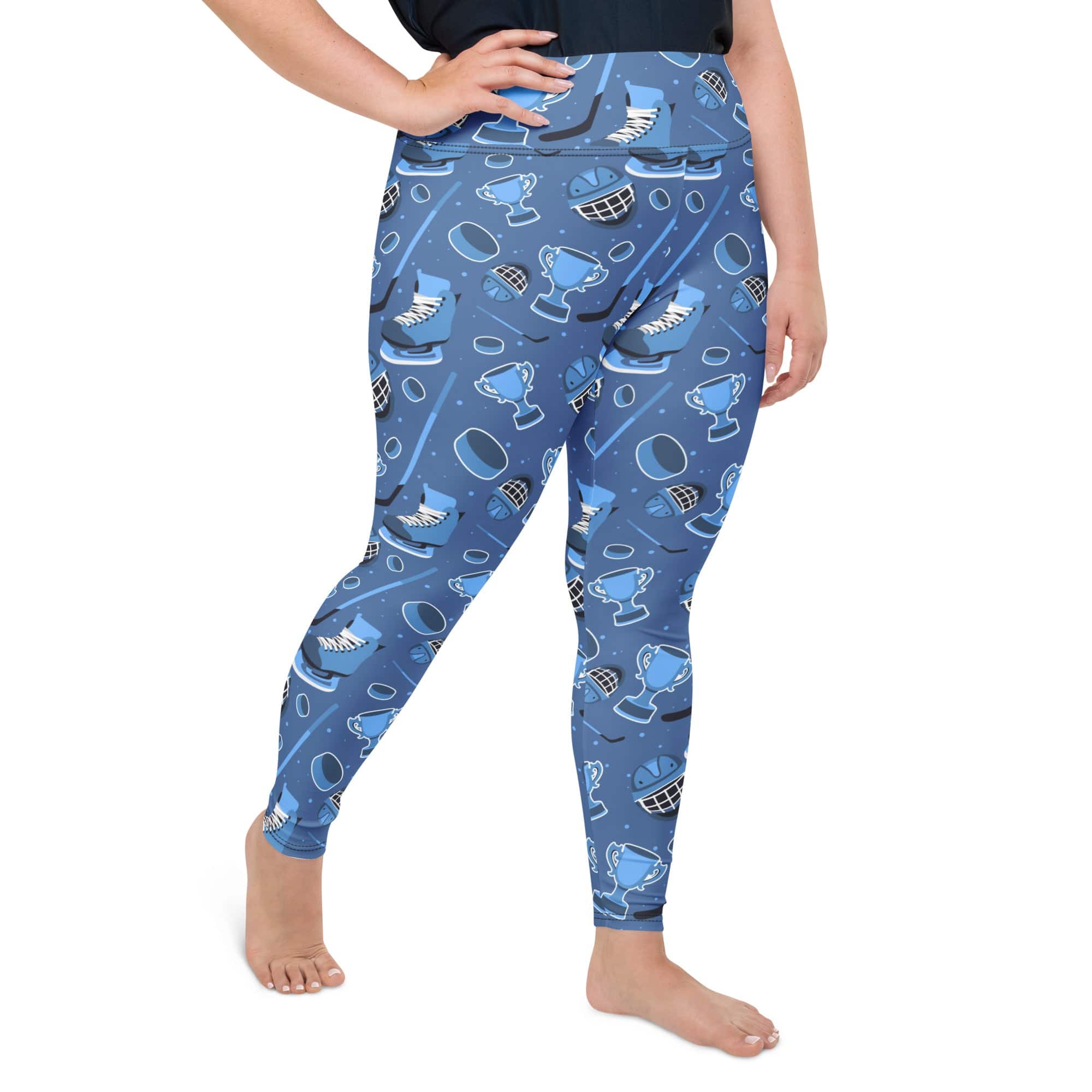 Ice Hockey Plus Size Leggings