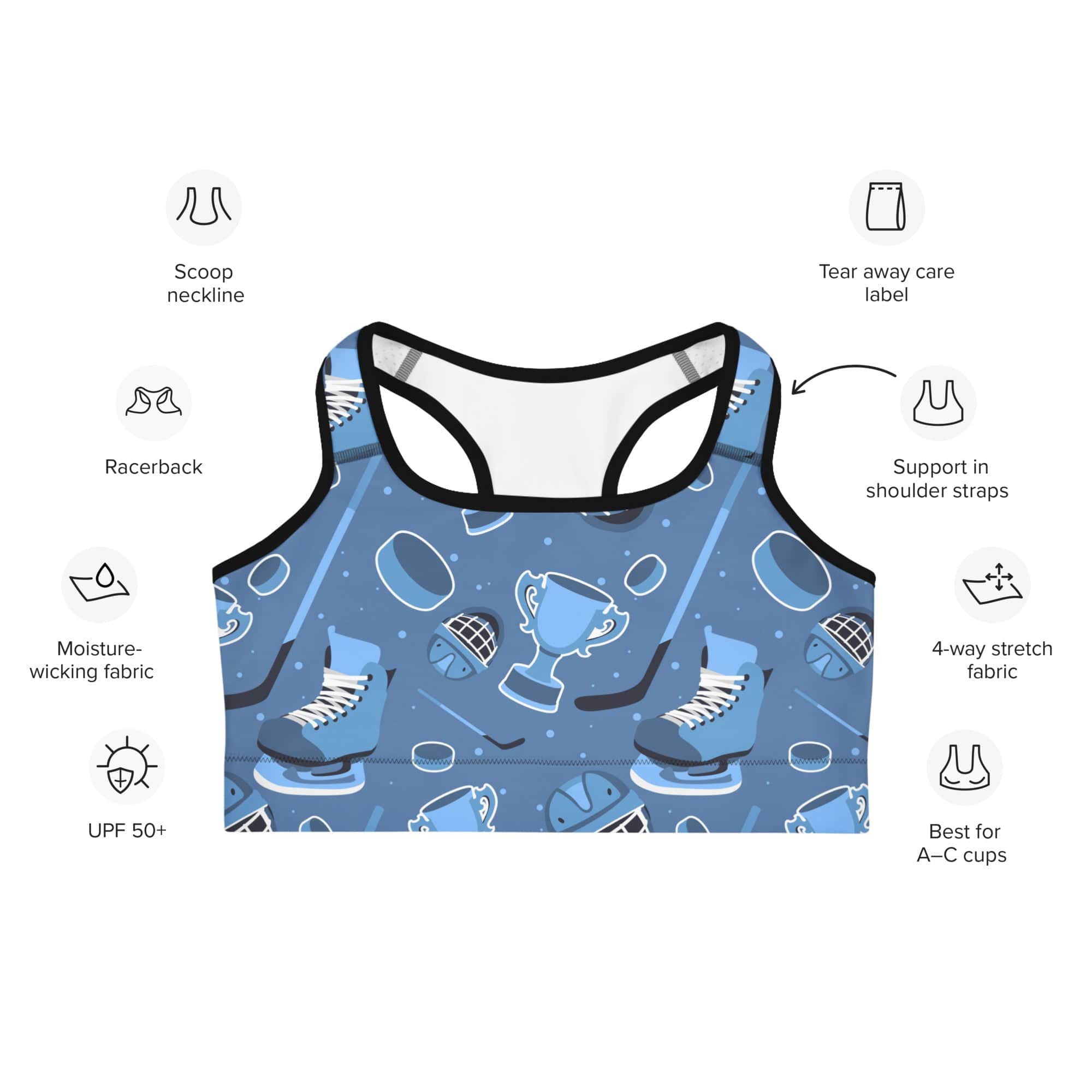 Ice Hockey Sports Bra