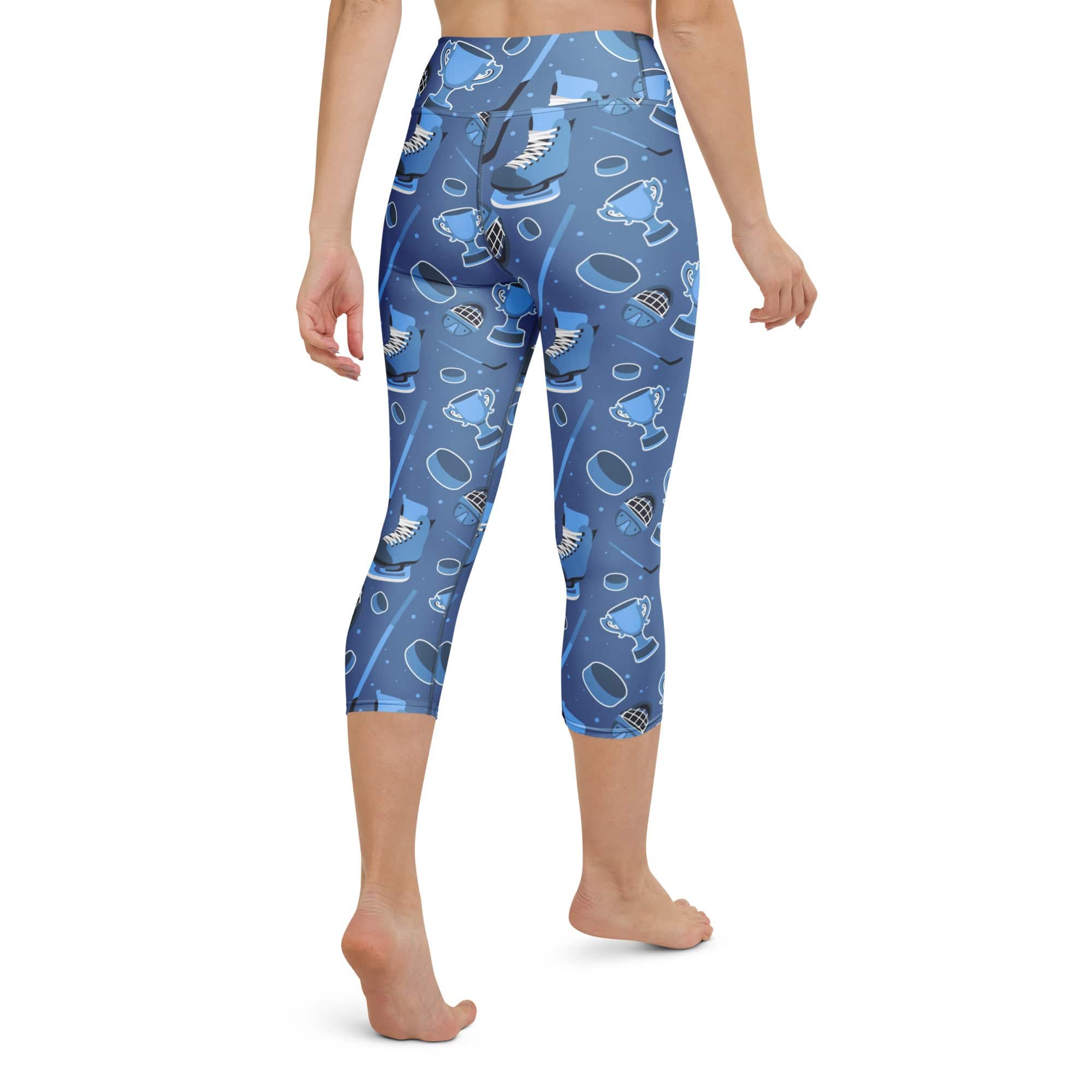 Ice Hockey Yoga Capris