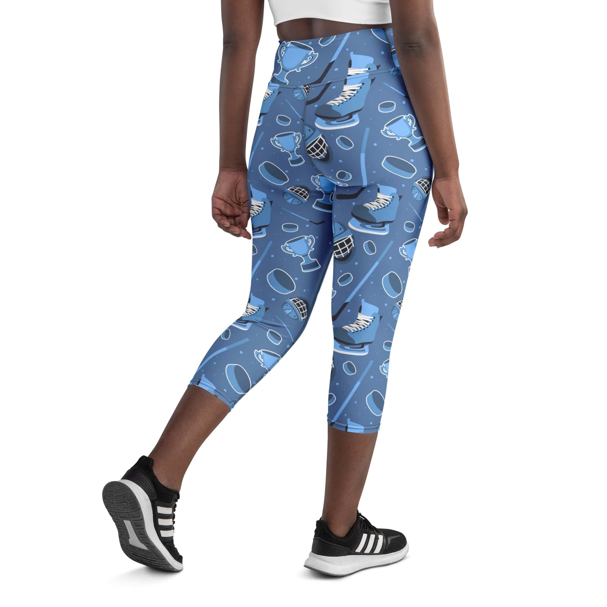 Ice Hockey Yoga Capris