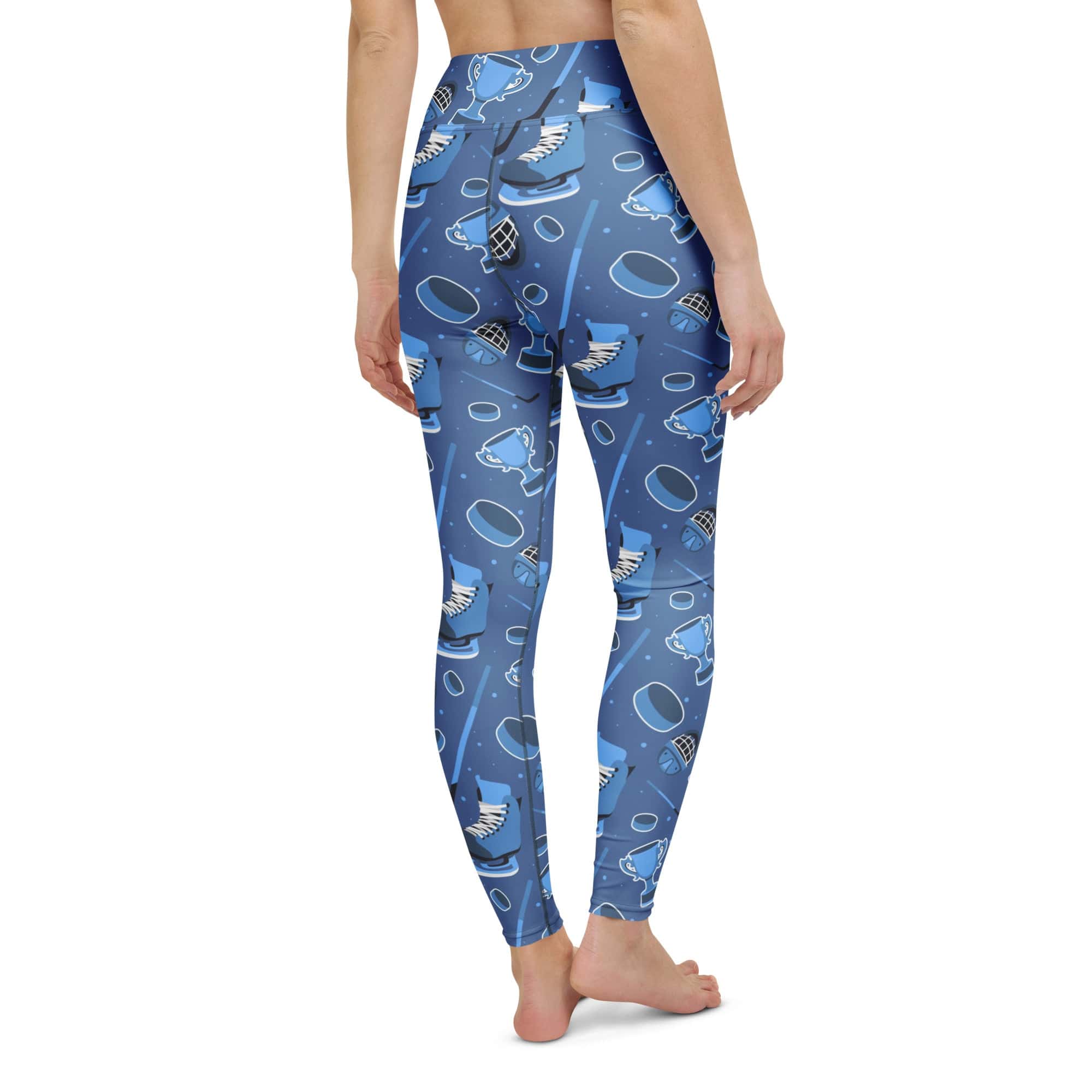 Ice Hockey Yoga Leggings