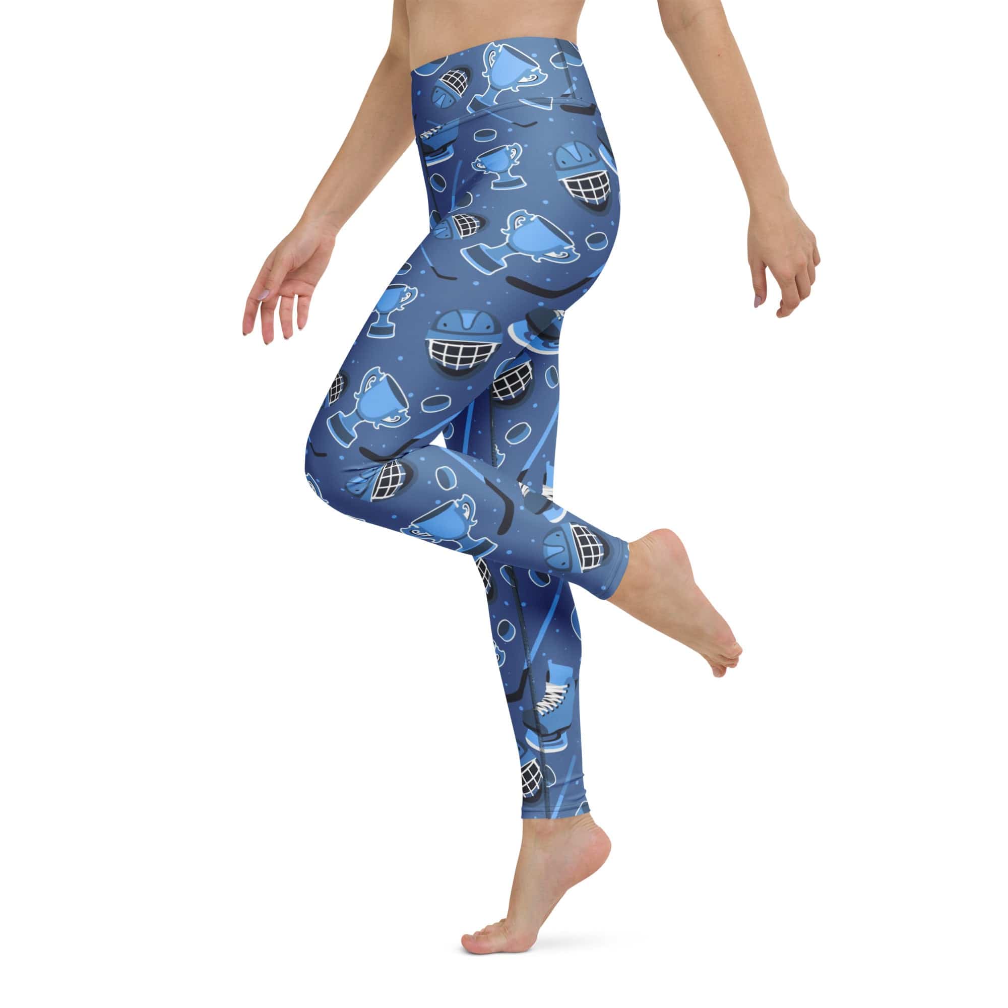 Ice Hockey Yoga Leggings