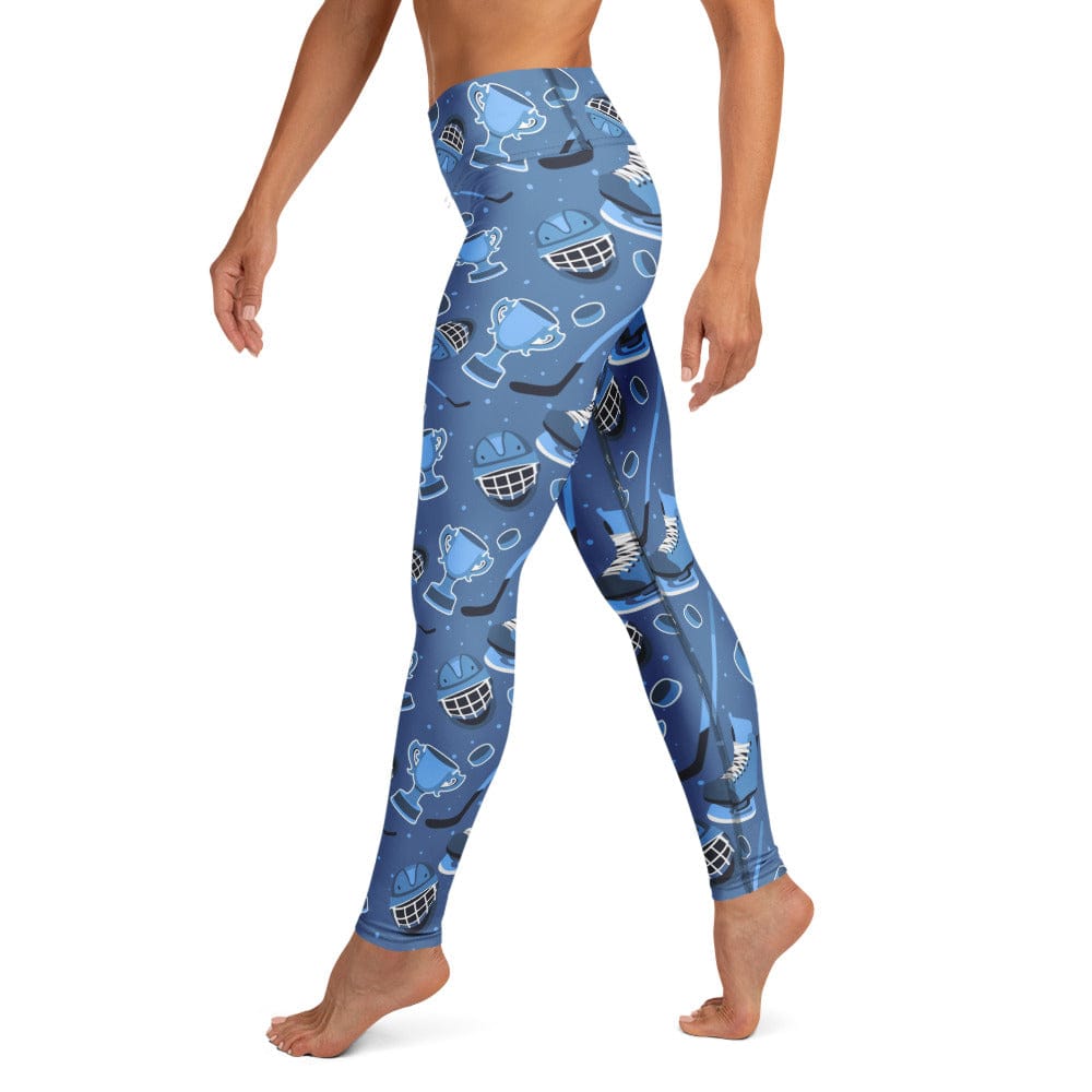 Ice Hockey Yoga Leggings