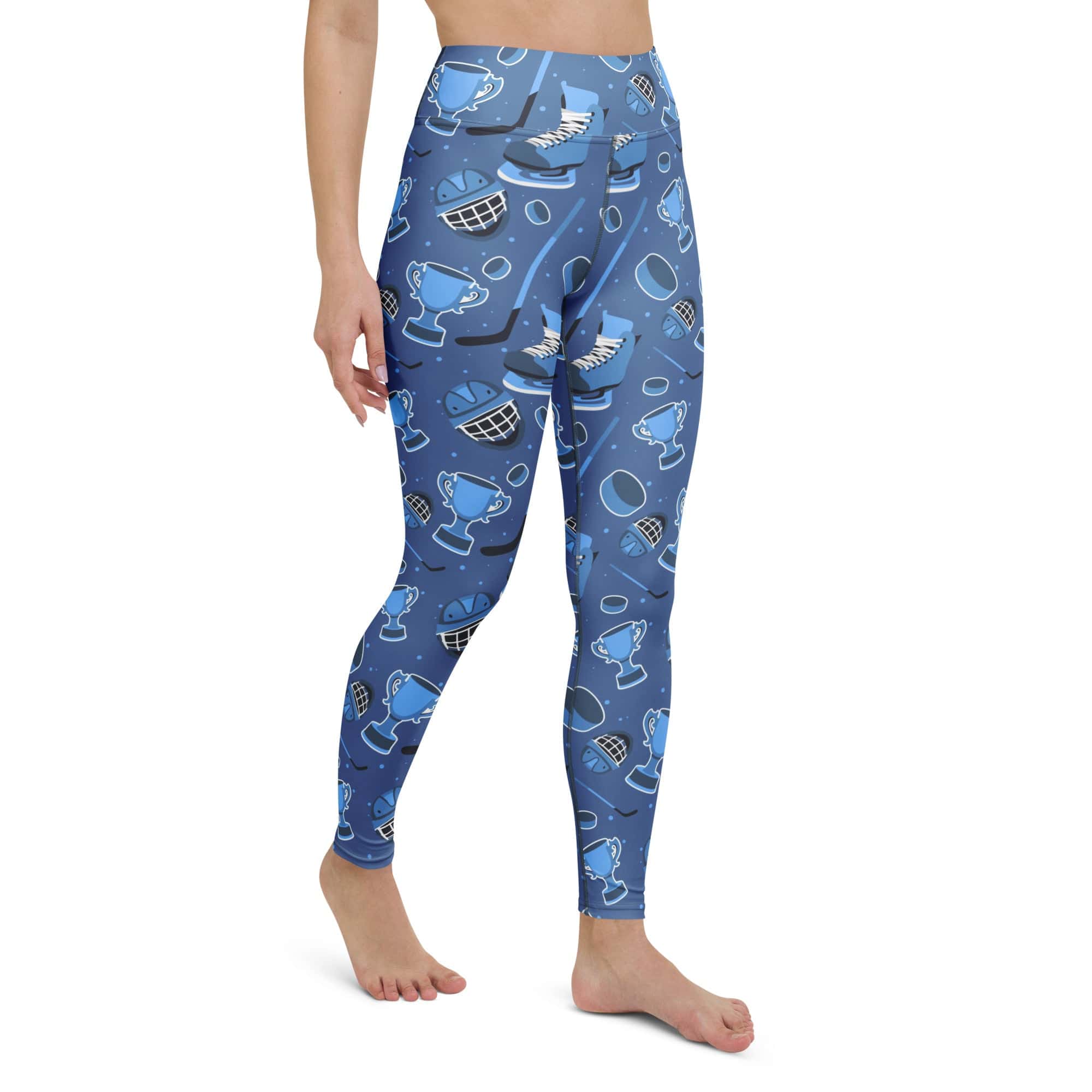 Ice Hockey Yoga Leggings