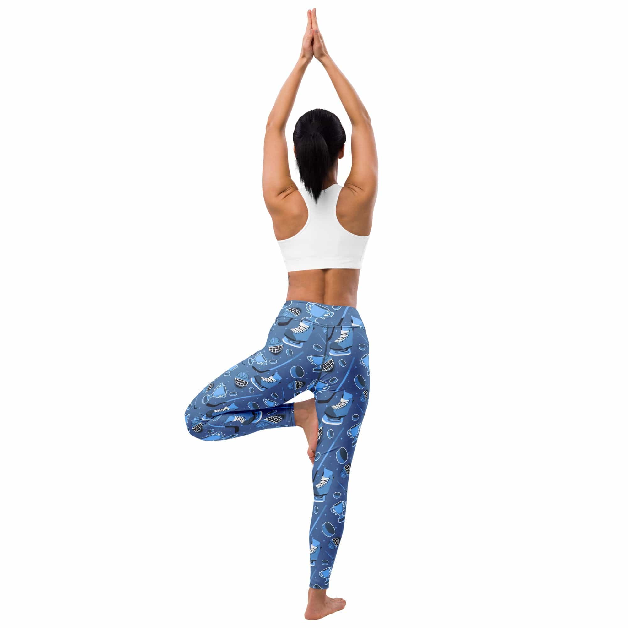 Ice Hockey Yoga Leggings