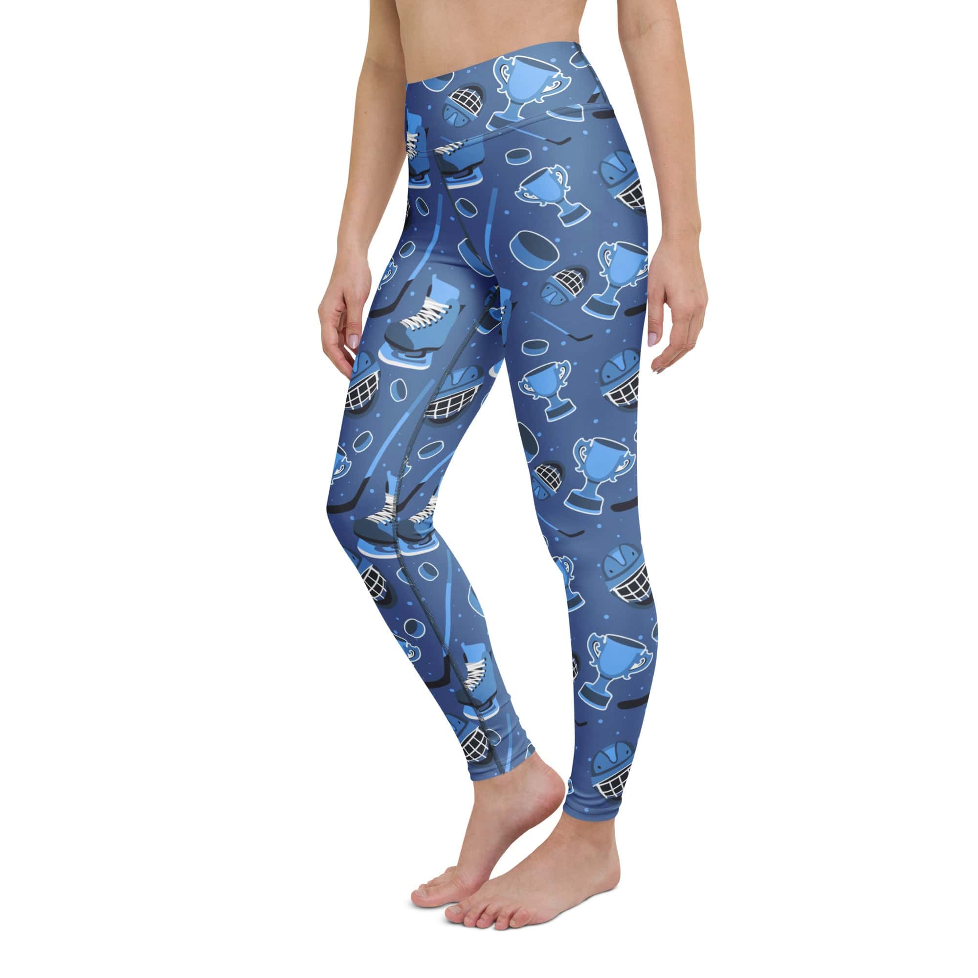 Ice Hockey Yoga Leggings