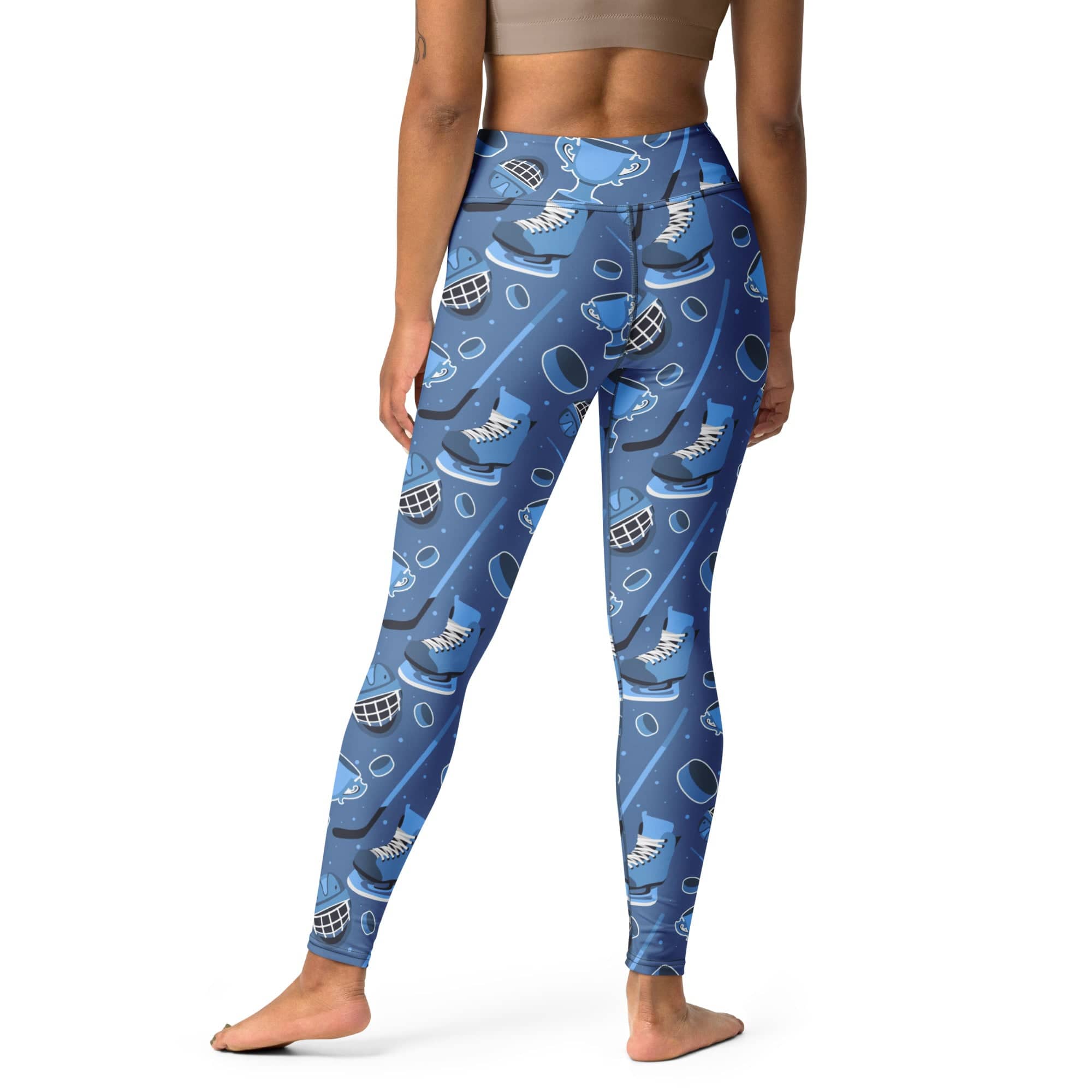 Ice Hockey Yoga Leggings