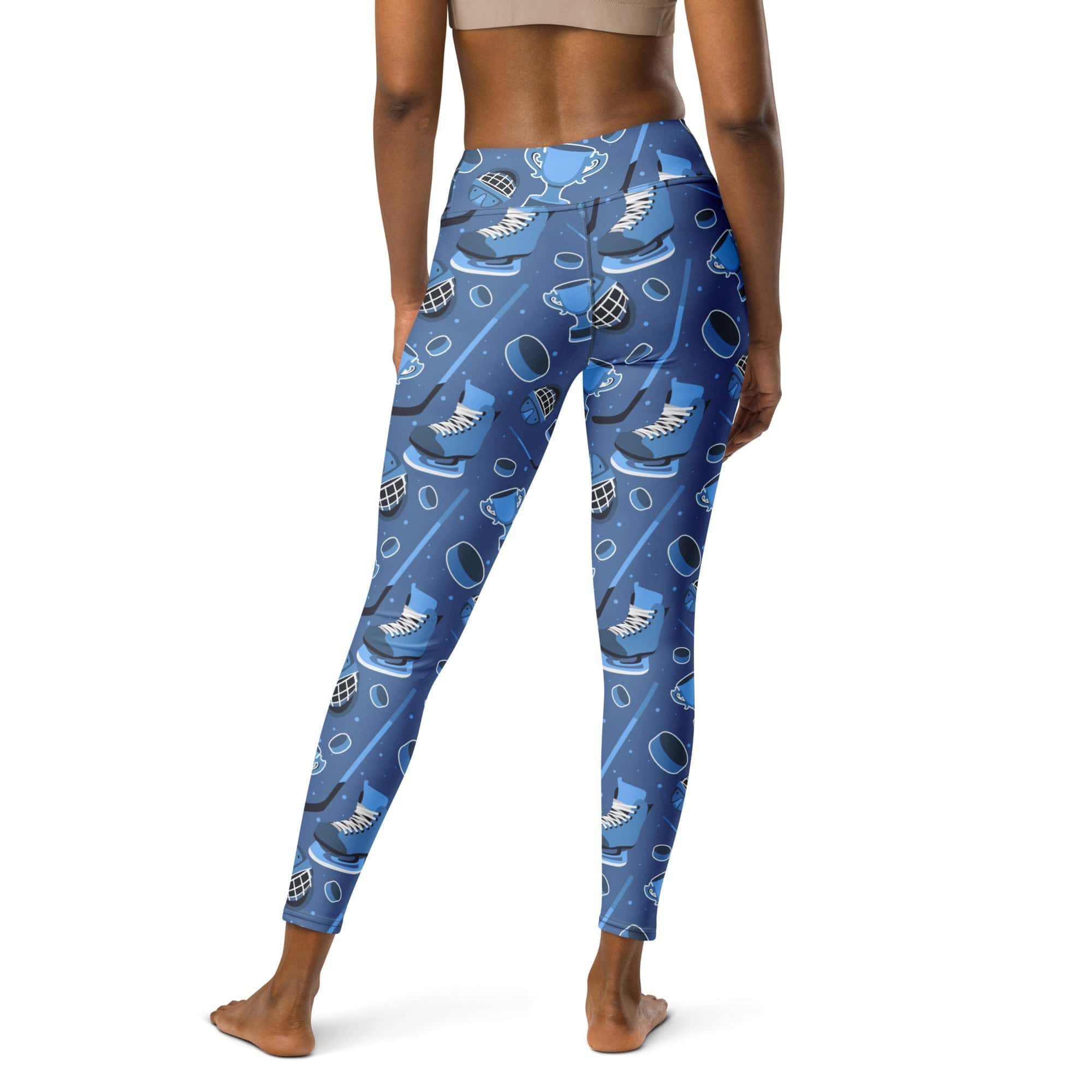 Ice Hockey Yoga Leggings