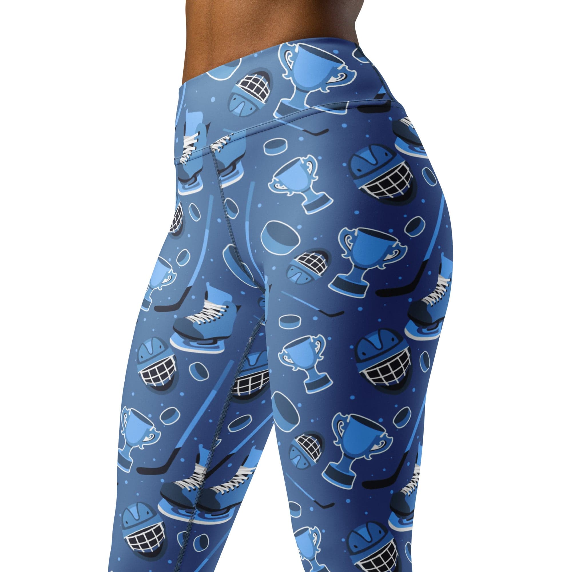 Ice Hockey Yoga Leggings