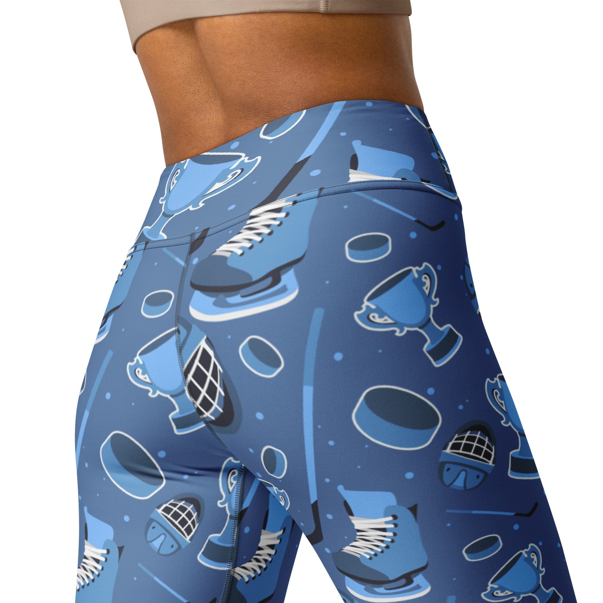 Ice Hockey Yoga Leggings