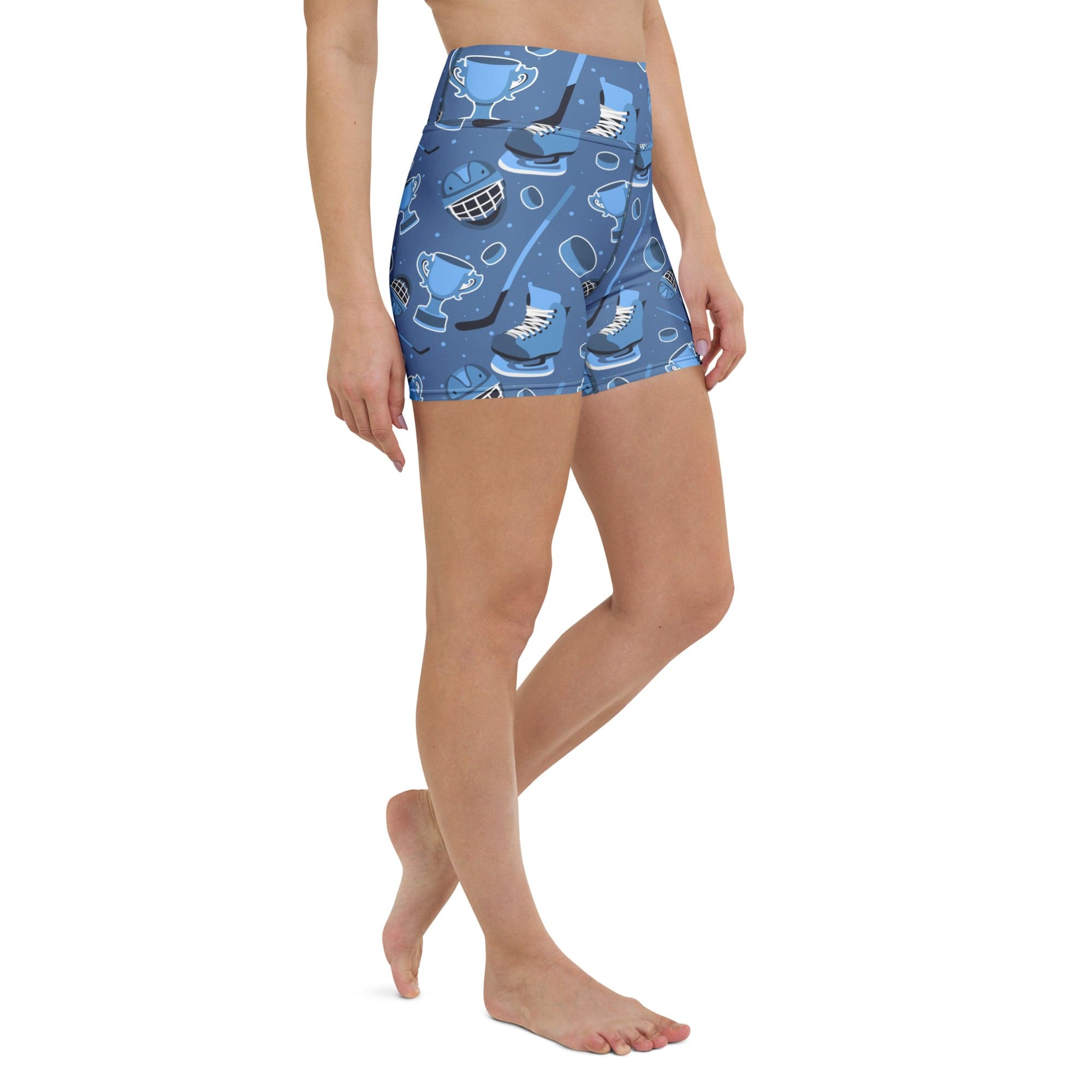 Ice Hockey Yoga Shorts