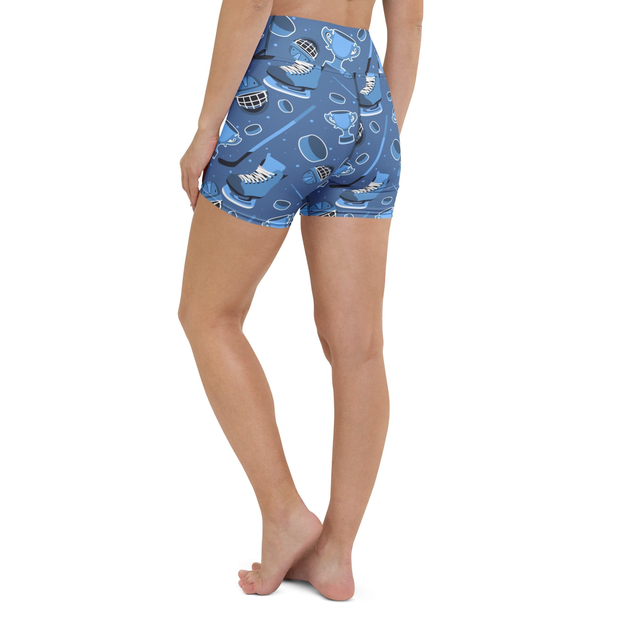 Ice Hockey Yoga Shorts