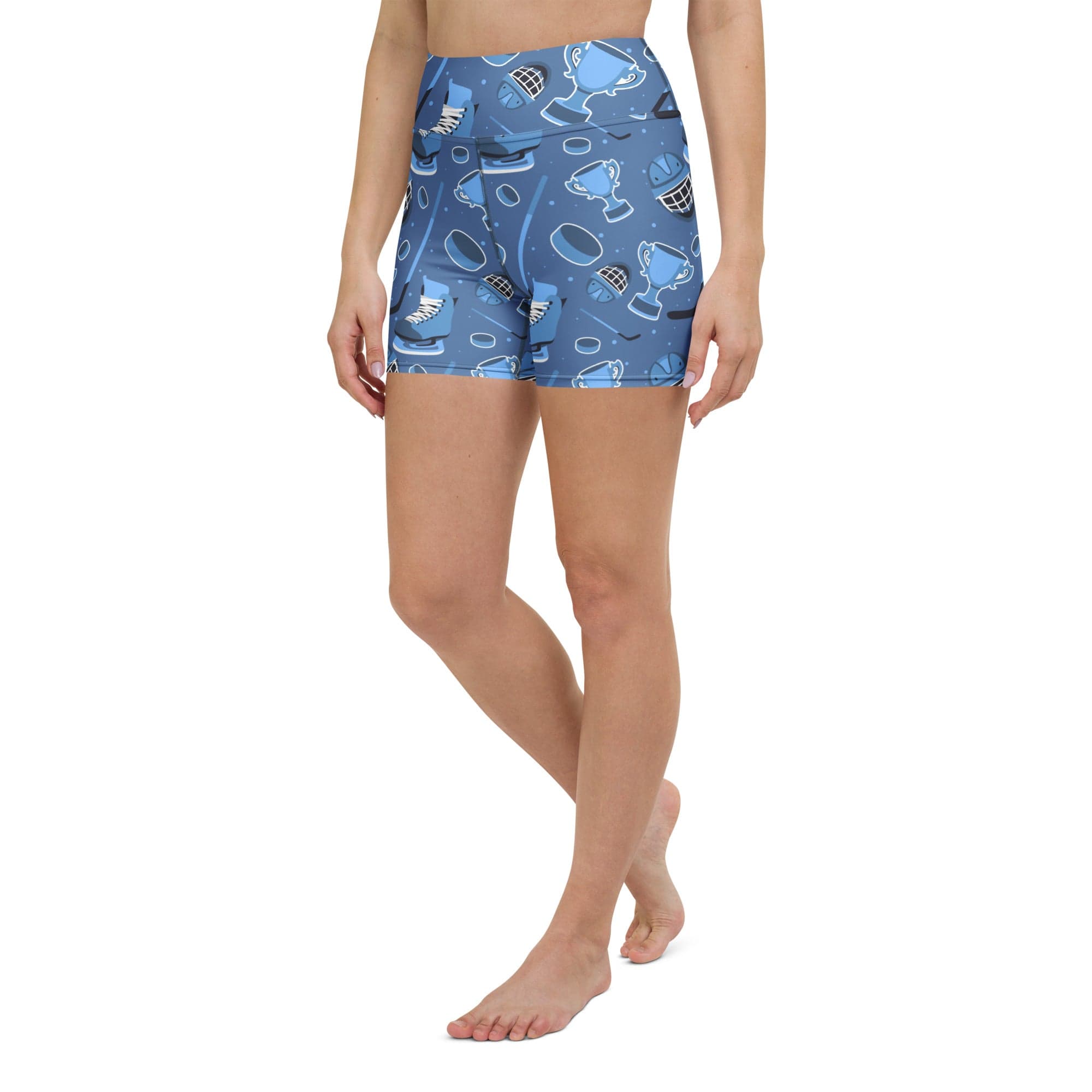 Ice Hockey Yoga Shorts