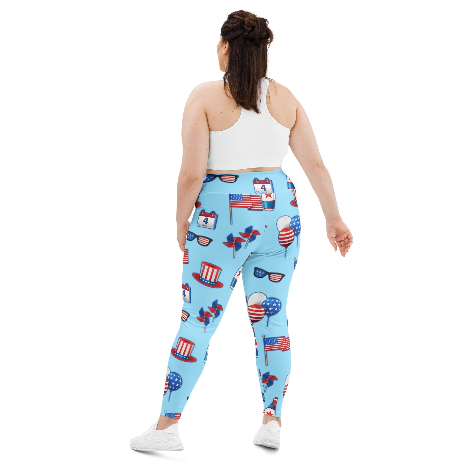 Independence Day Plus Size Leggings