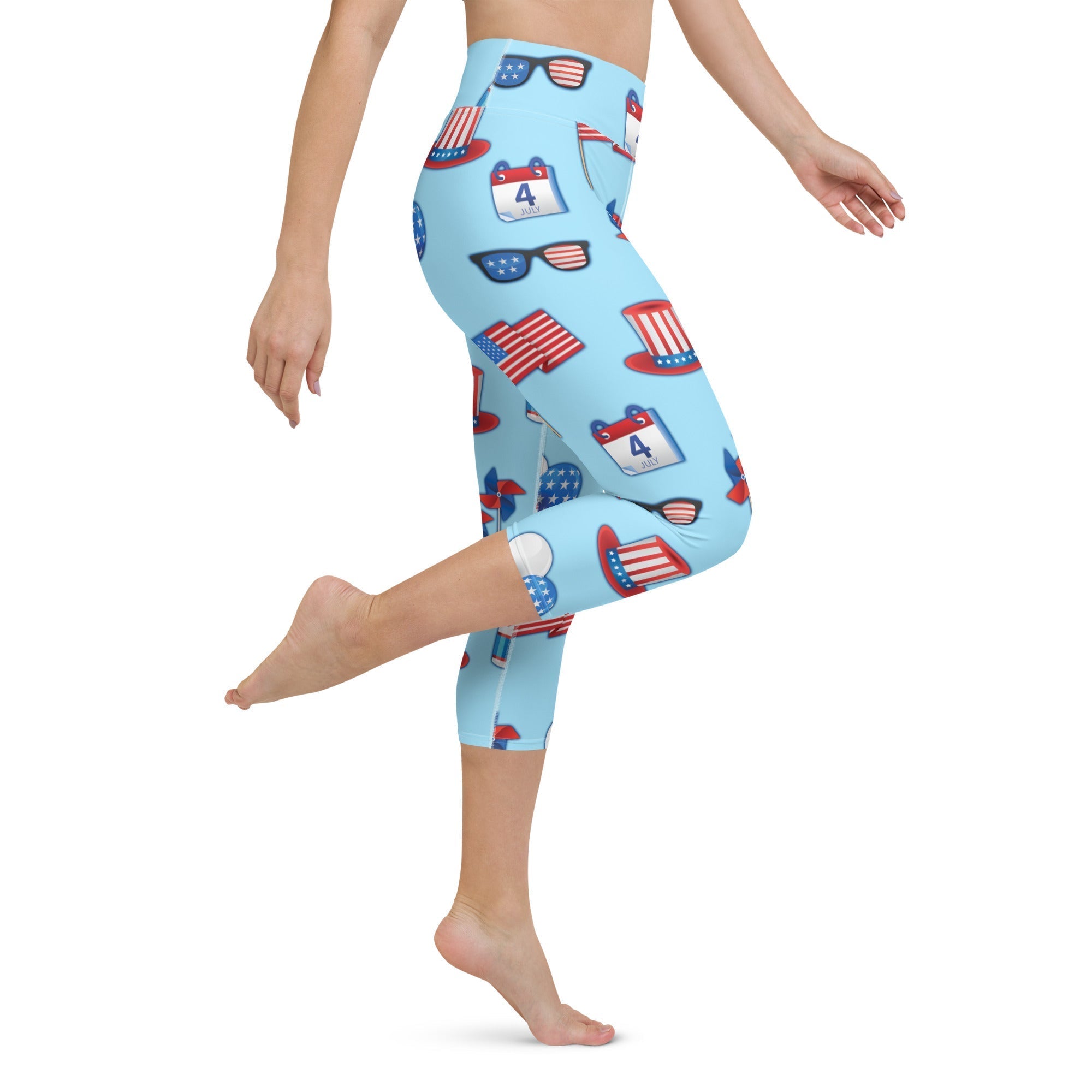 Independence Day Yoga Capris