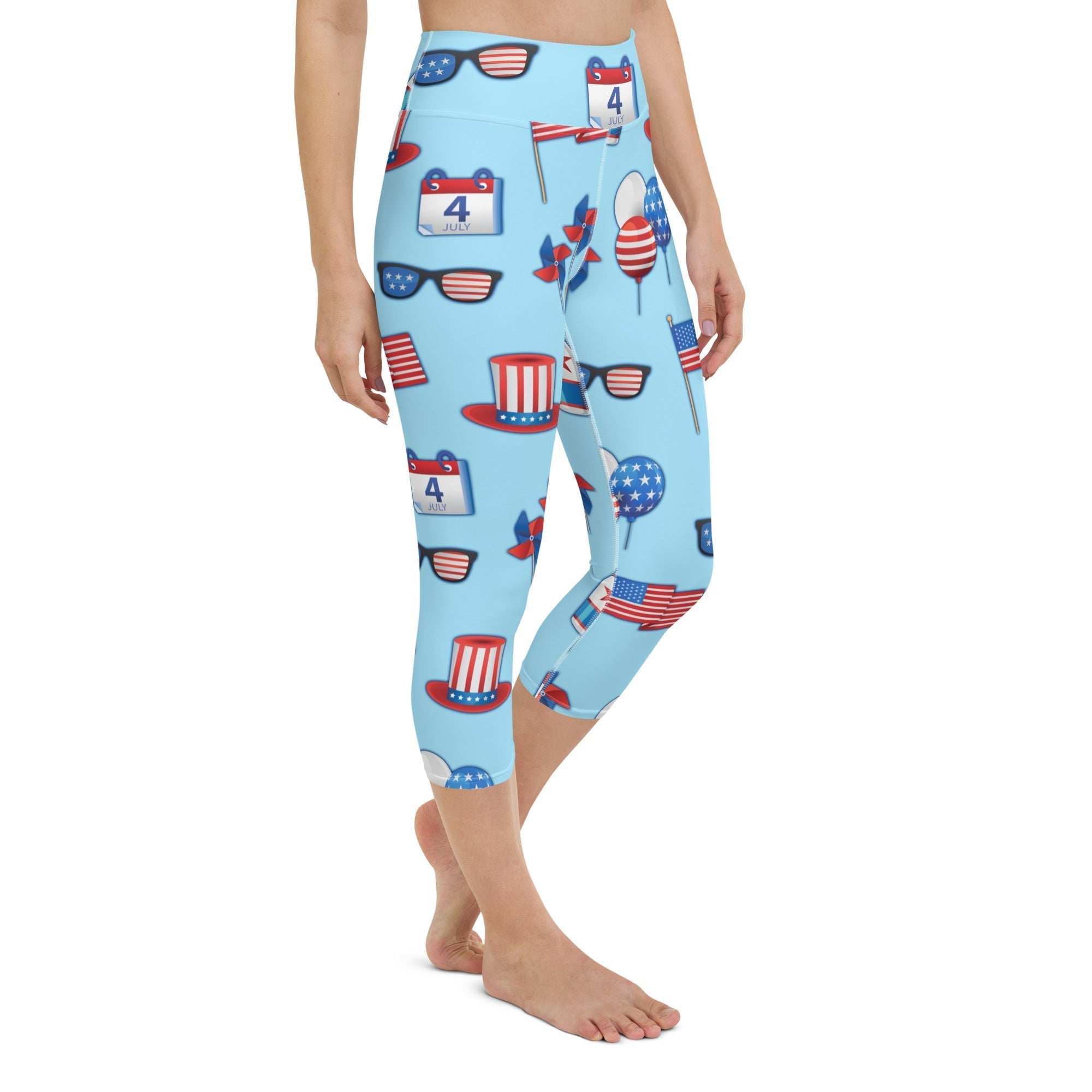 Independence Day Yoga Capris