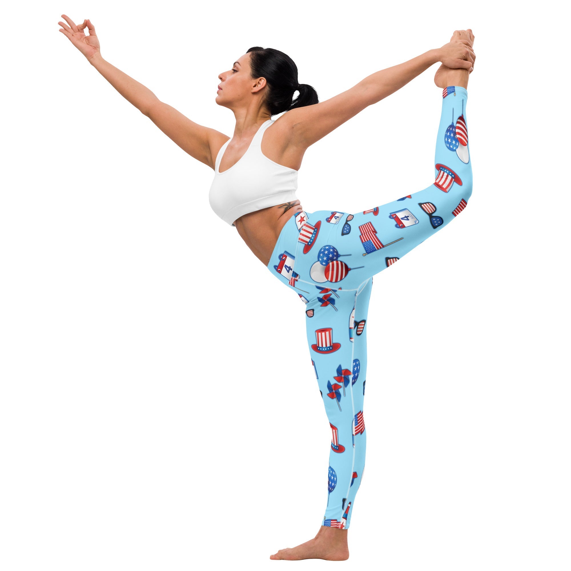 Independence Day Yoga Leggings