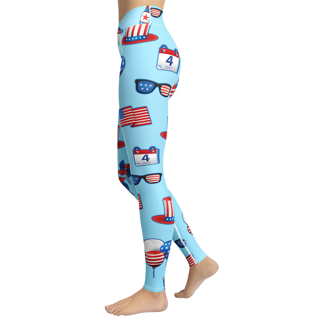 Independence Day Yoga Leggings