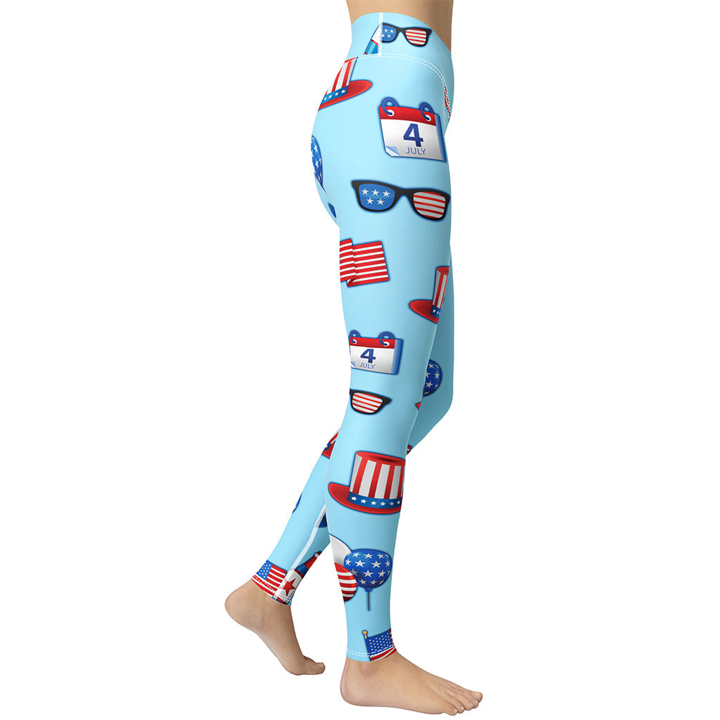 Independence Day Yoga Leggings