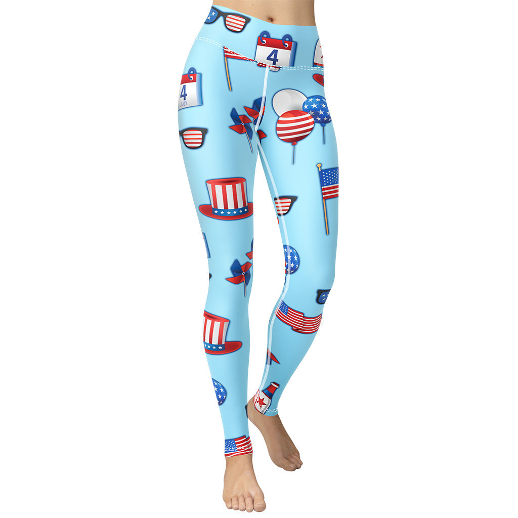 Independence Day Yoga Leggings