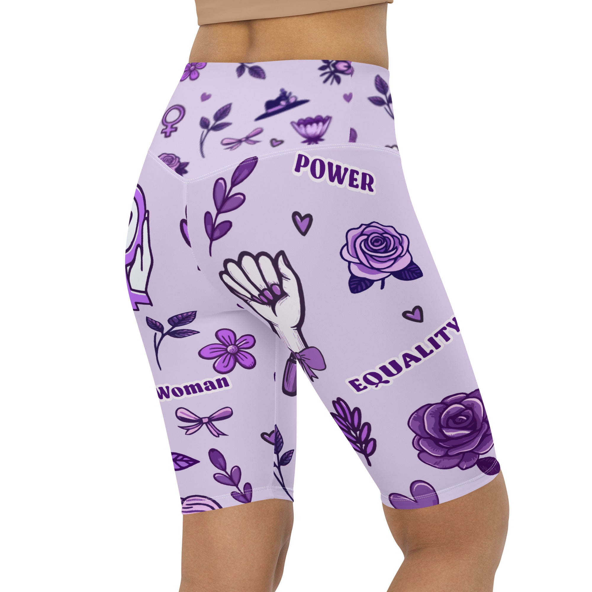 International Women's Day Biker Shorts