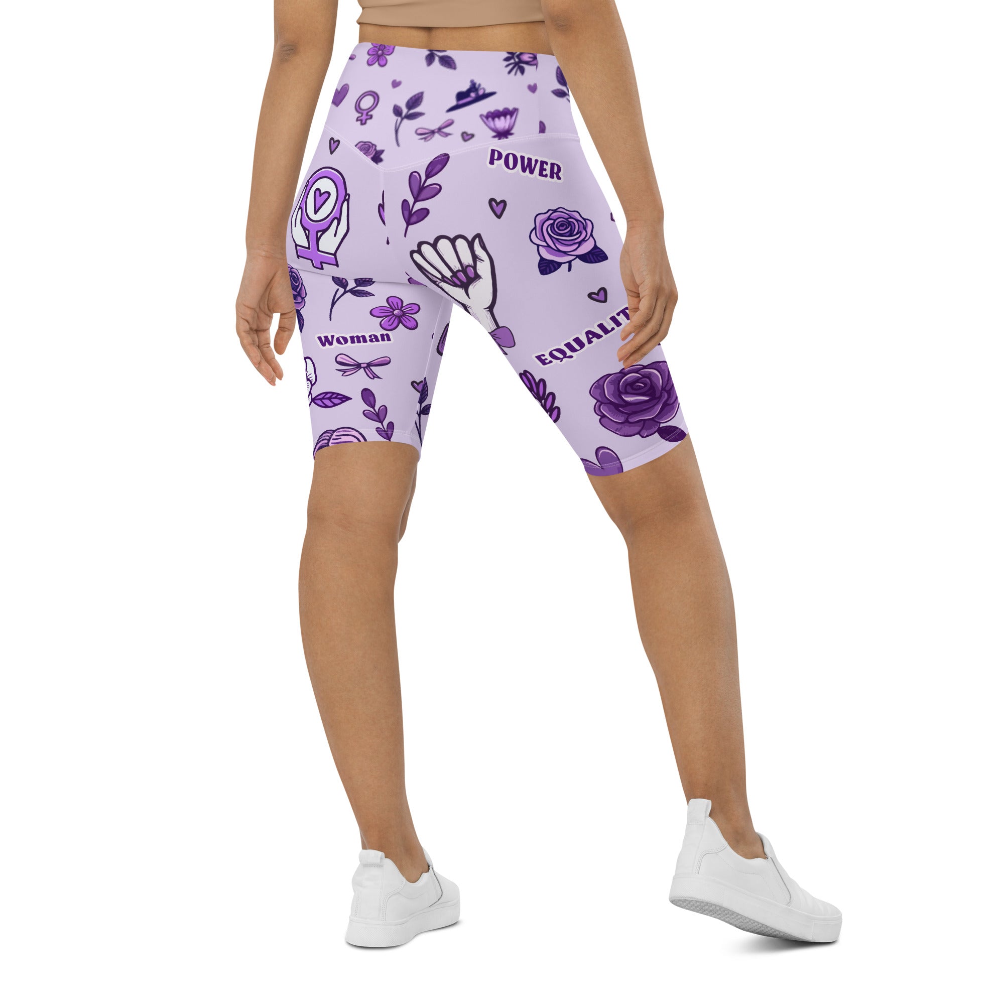 International Women's Day Biker Shorts