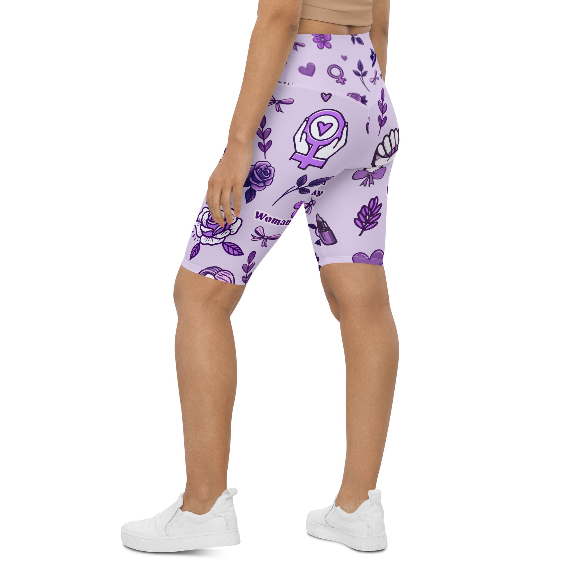 International Women's Day Biker Shorts