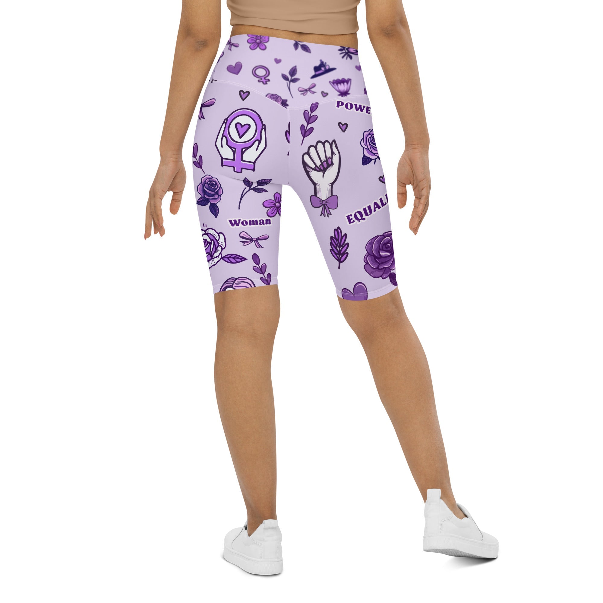 International Women's Day Biker Shorts