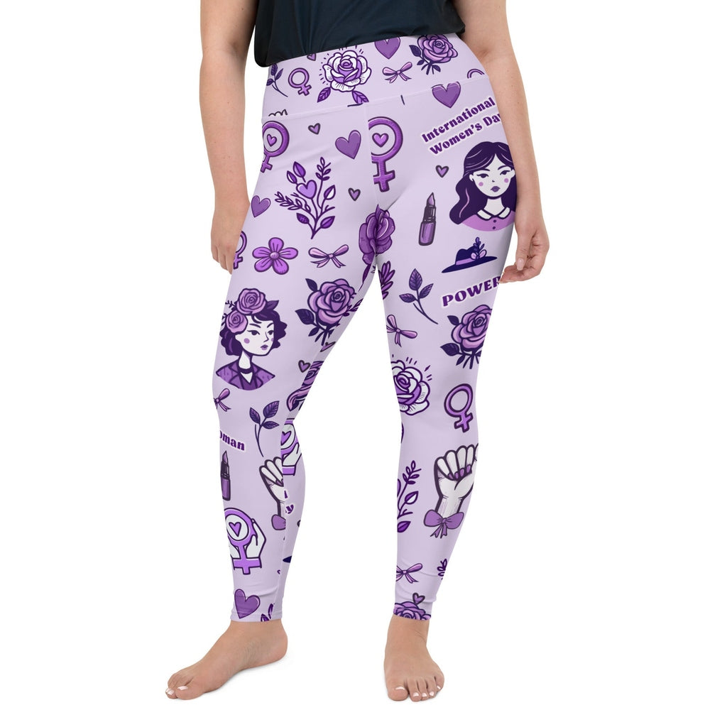 International Women's Day Plus Size Leggings